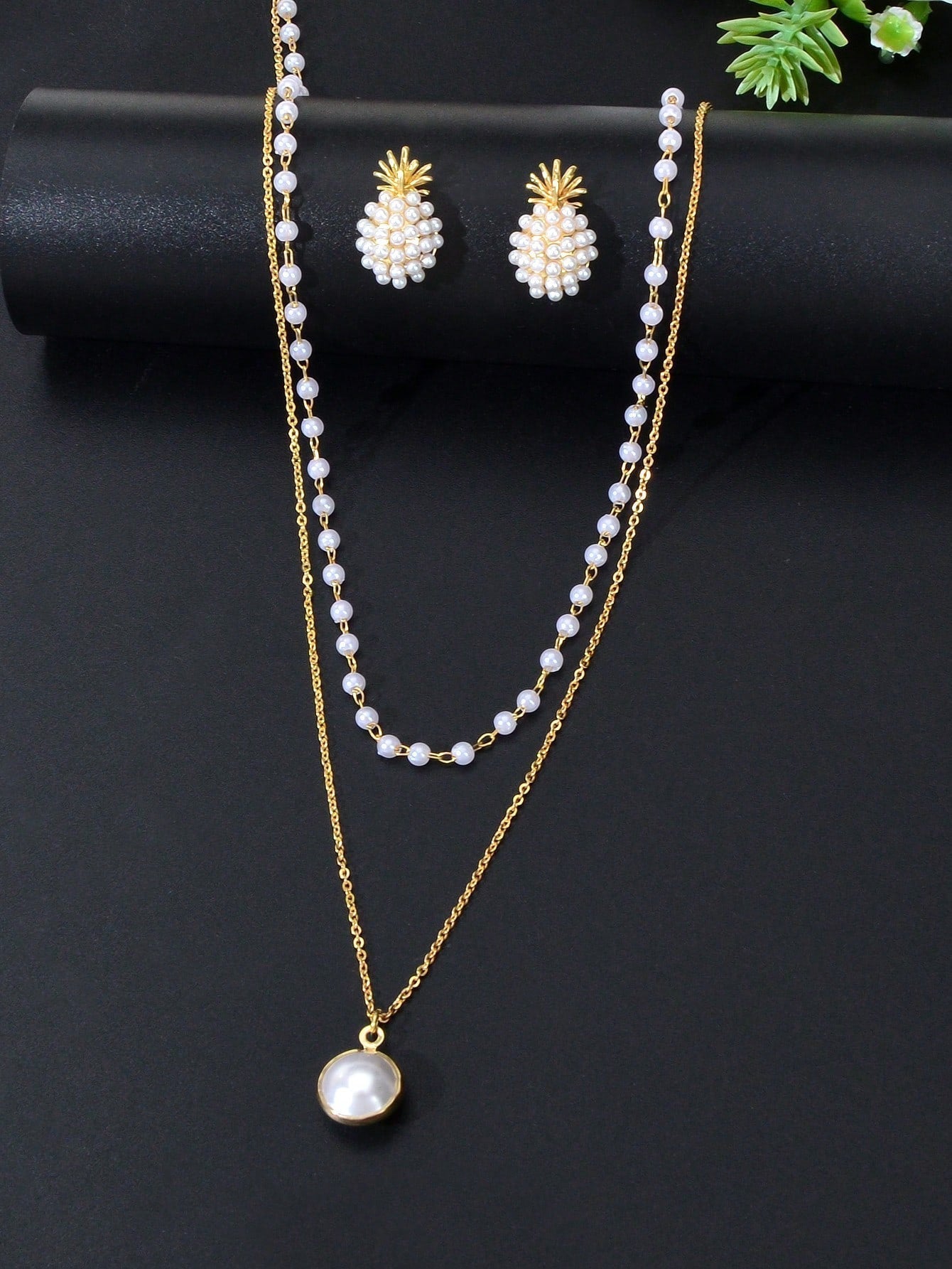 Pearl Double Pendant - MariyX
